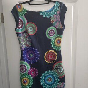 Desigual Blue Dress, size 6